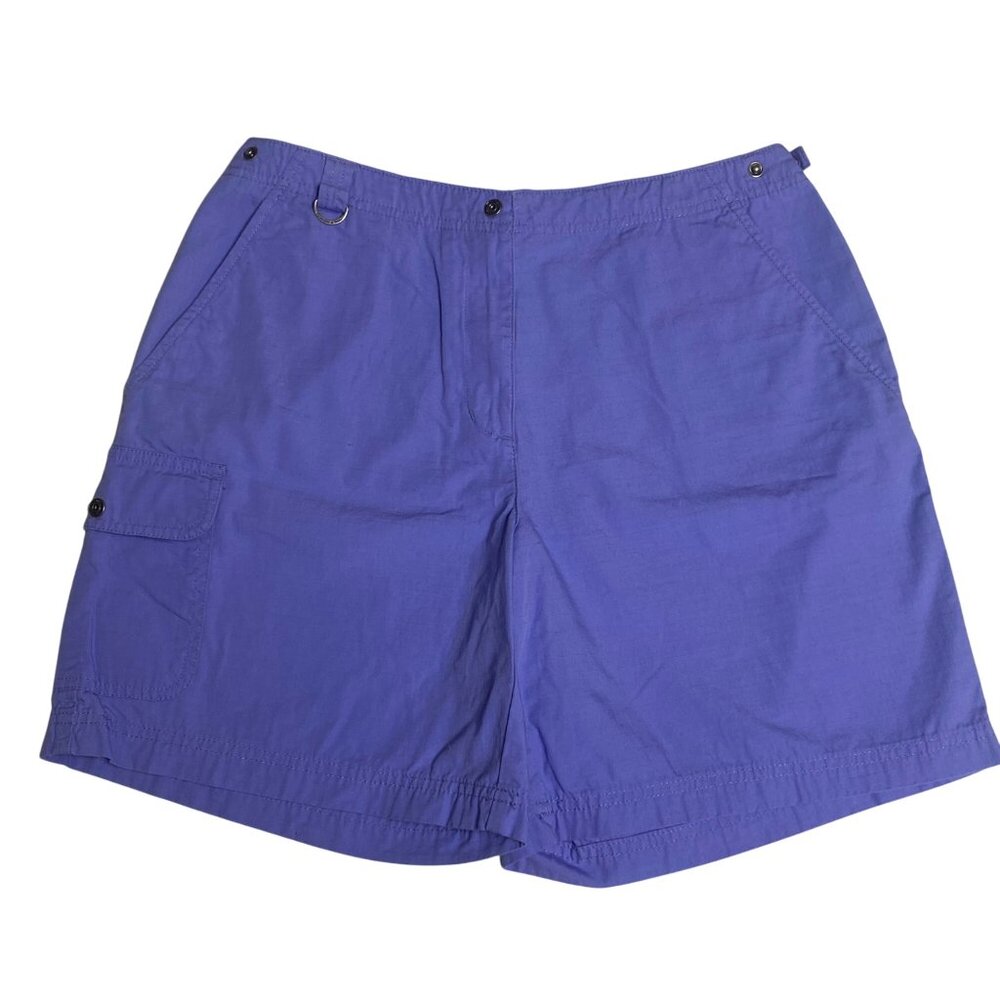 Christopher & Banks Womens Cargo Shorts Cotton Pockets ‎ 4